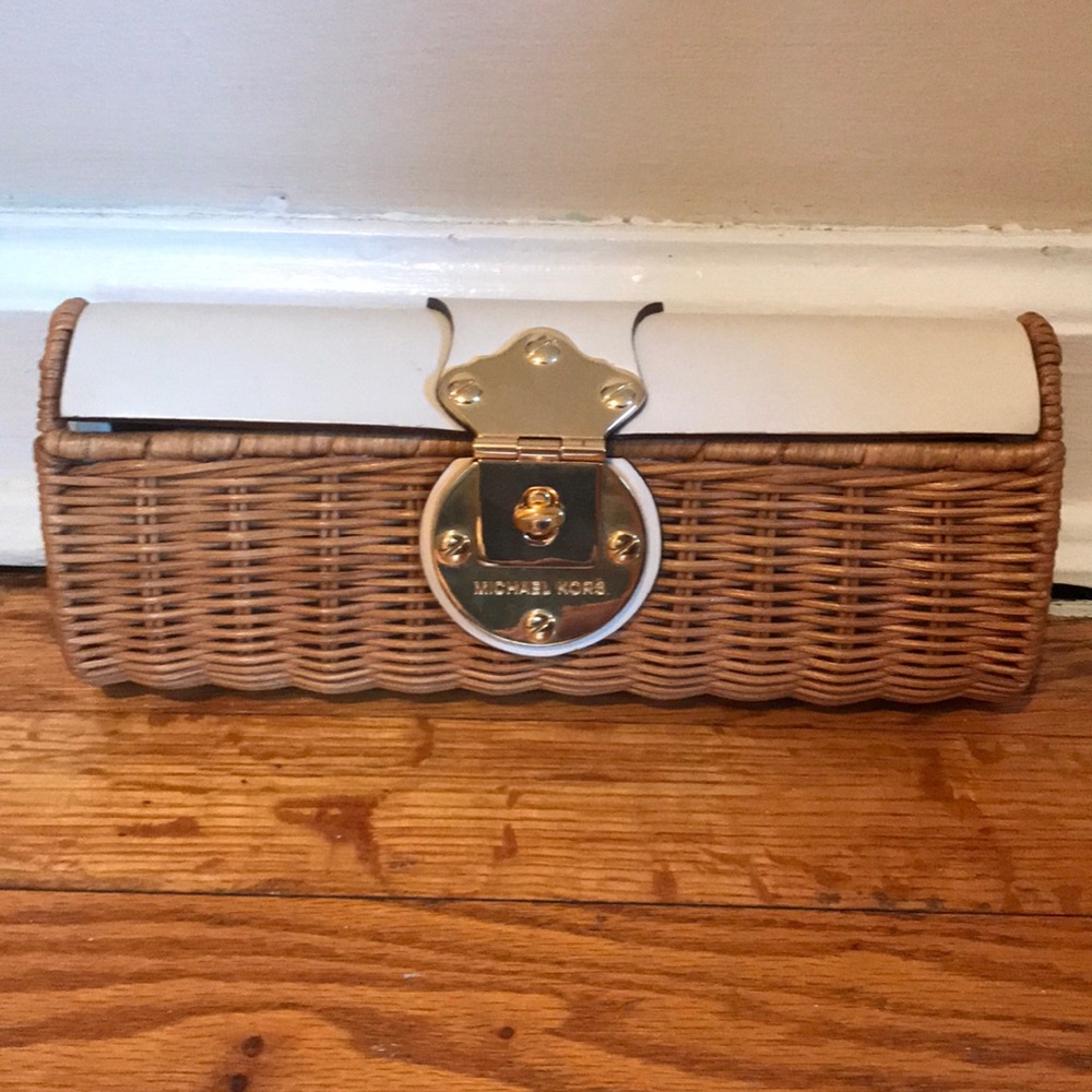 Michael Kors Wicker Clutch